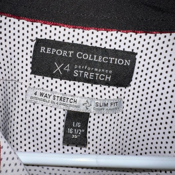 Report Collection 4X performance Stretch. Polka dot black/white with black cuff - Picture 2 of 7